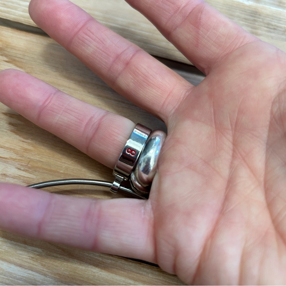 Silpada sterling silver statement ring. Size 8. - Picture 6 of 6